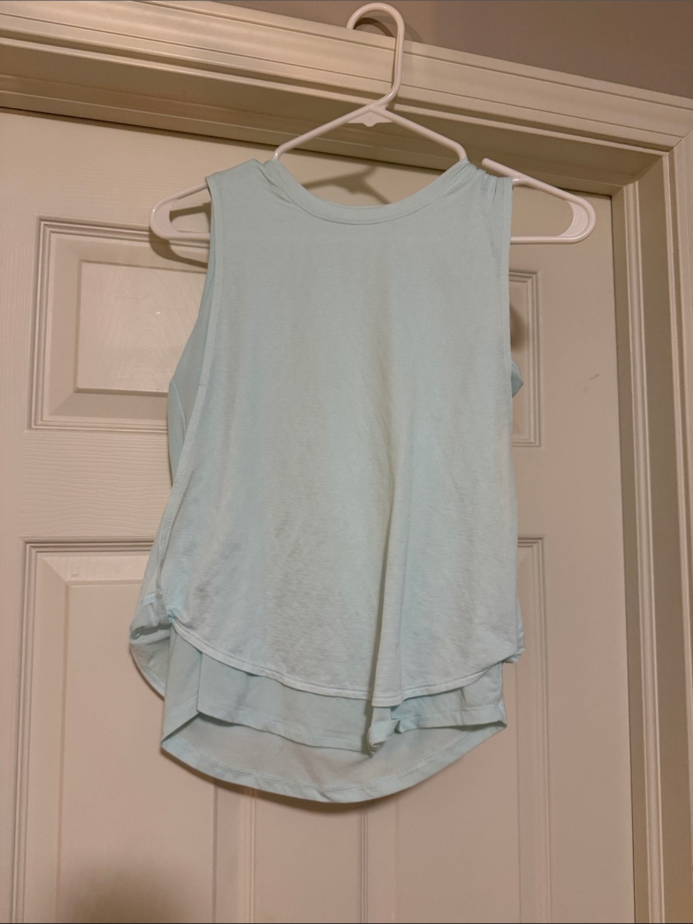 Athleta Light Blue Layered Girls' Tank Top
